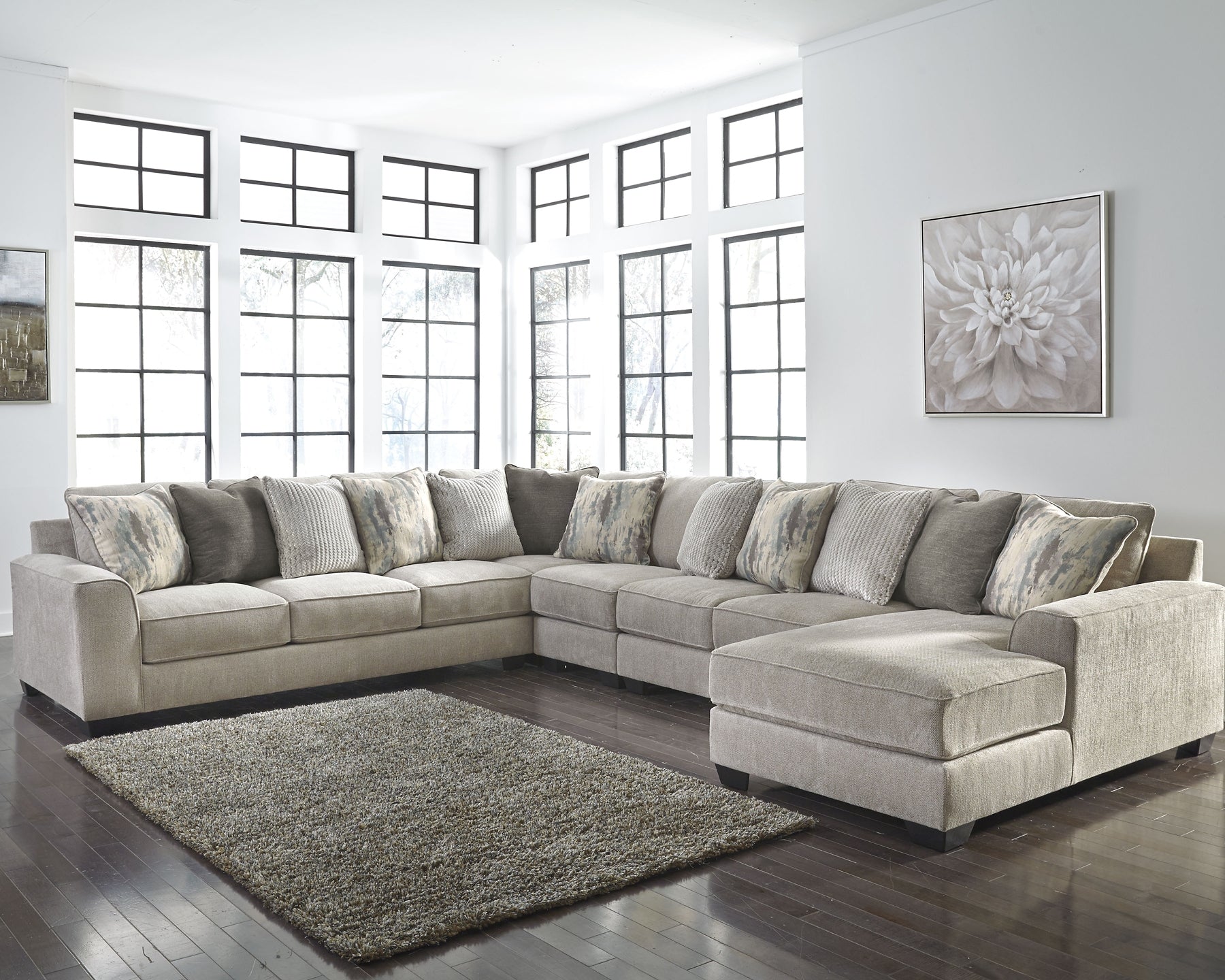 Ardsley 5-Piece Sectional with Chaise Smyrna Furniture Outlet