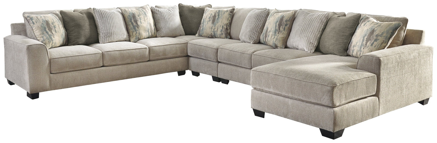 Ardsley 5-Piece Sectional with Chaise Smyrna Furniture Outlet