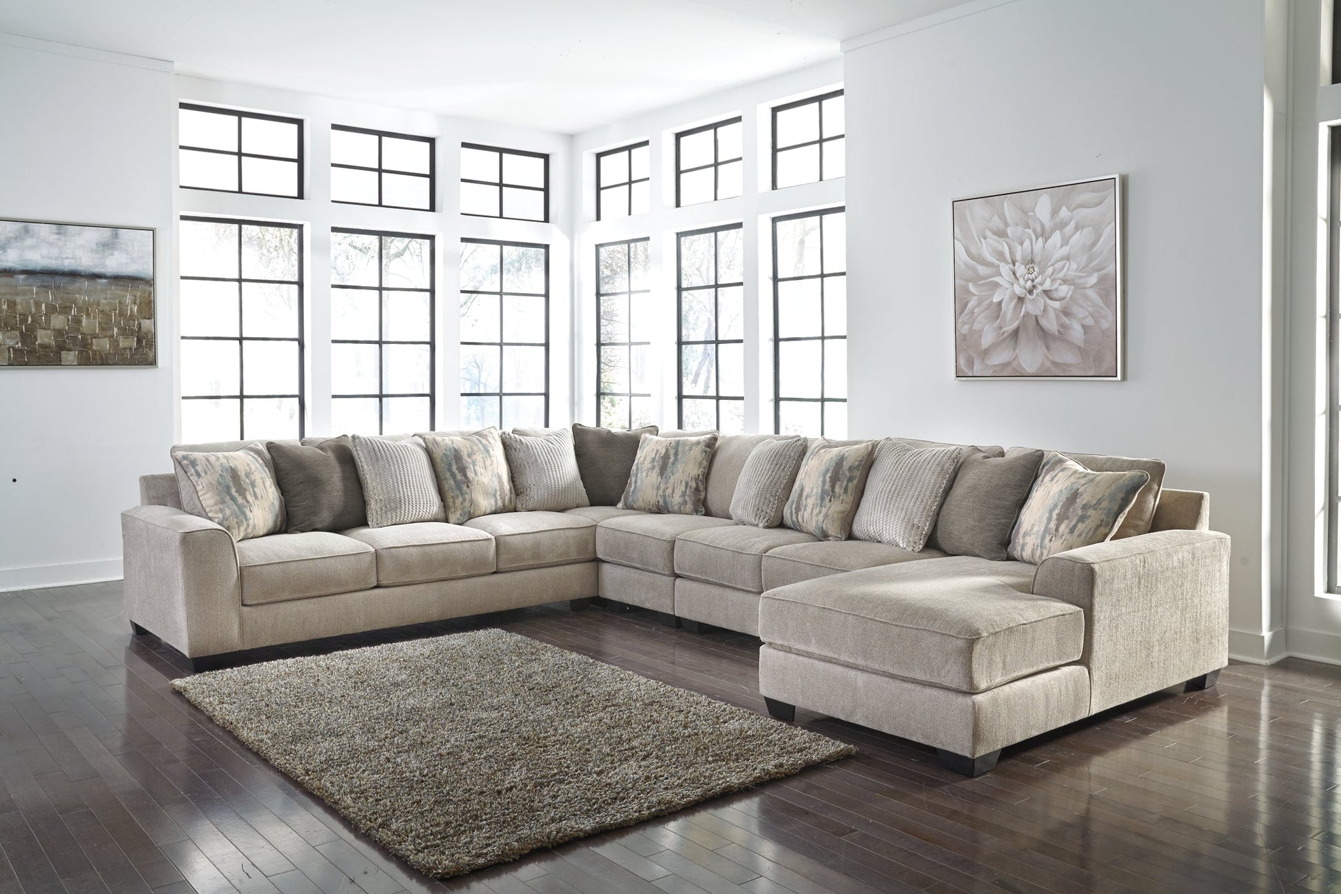 Ardsley 5-Piece Sectional with Chaise Smyrna Furniture Outlet