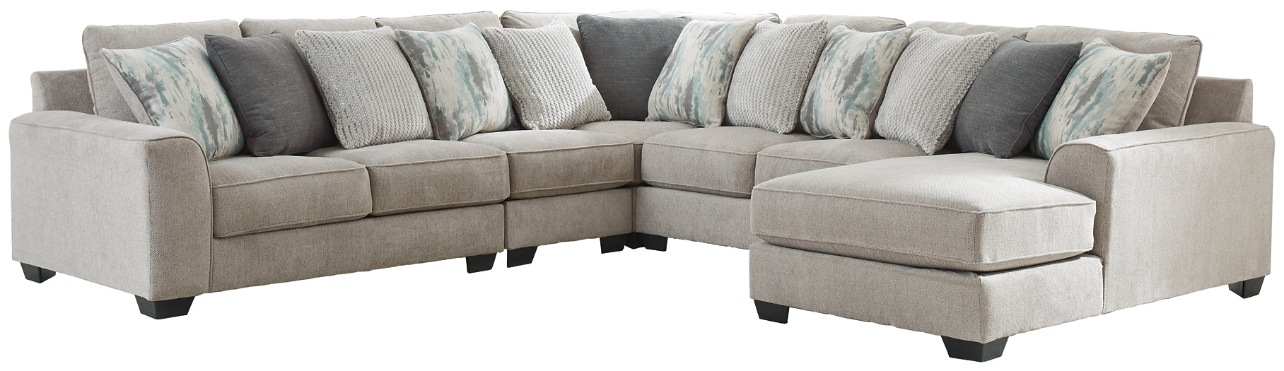 Ardsley 5-Piece Sectional with Chaise Smyrna Furniture Outlet