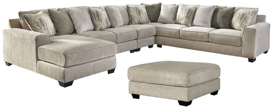 Ardsley 5-Piece Sectional with Ottoman Smyrna Furniture Outlet