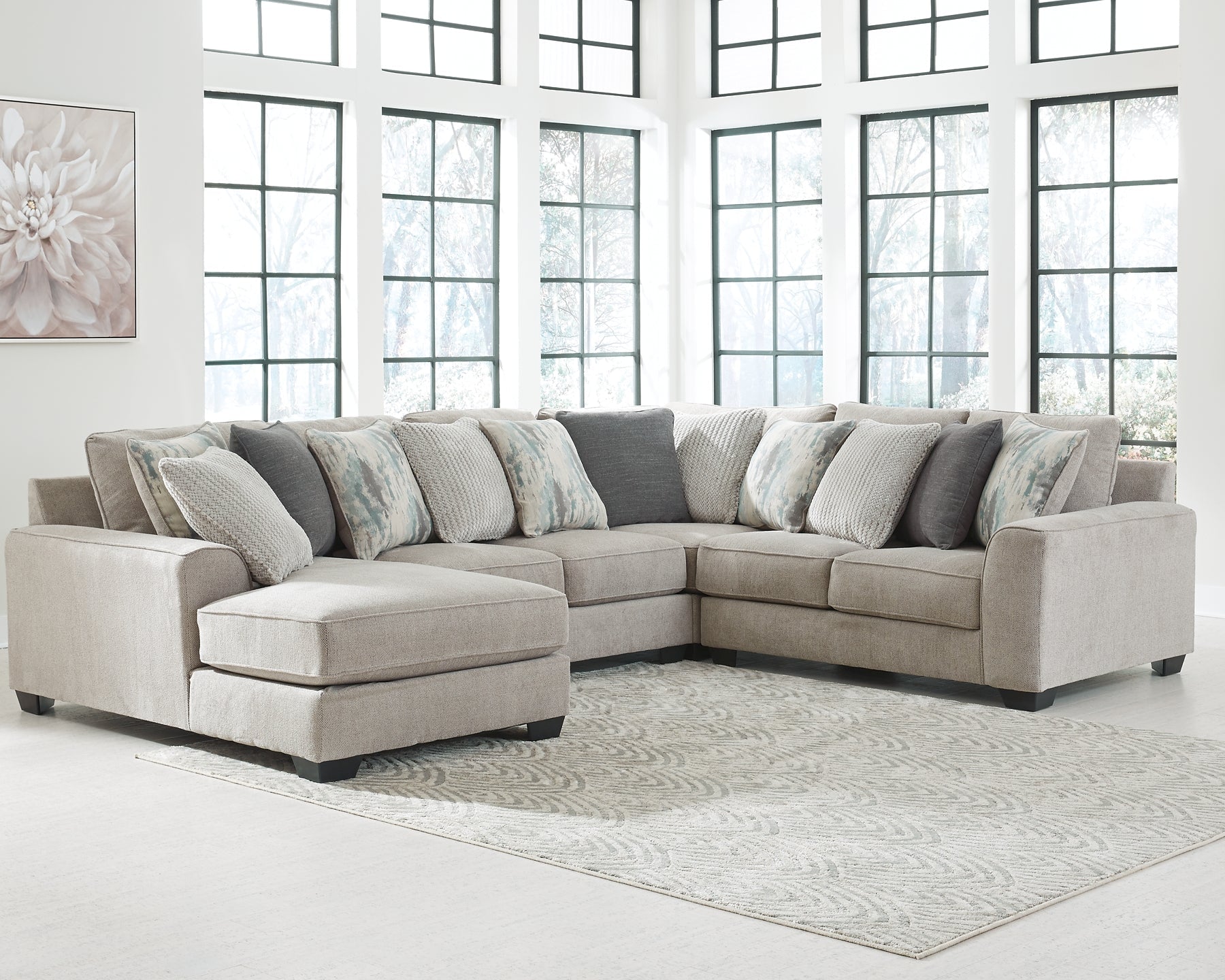 Ardsley 5-Piece Sectional with Ottoman Smyrna Furniture Outlet