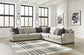 Artsie 3-Piece Sectional with Ottoman Smyrna Furniture Outlet