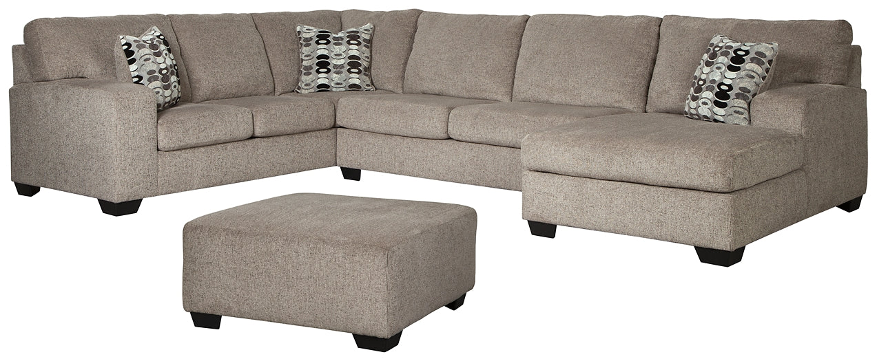 Ballinasloe 3-Piece Sectional with Ottoman Smyrna Furniture Outlet