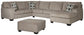 Ballinasloe 3-Piece Sectional with Ottoman Smyrna Furniture Outlet