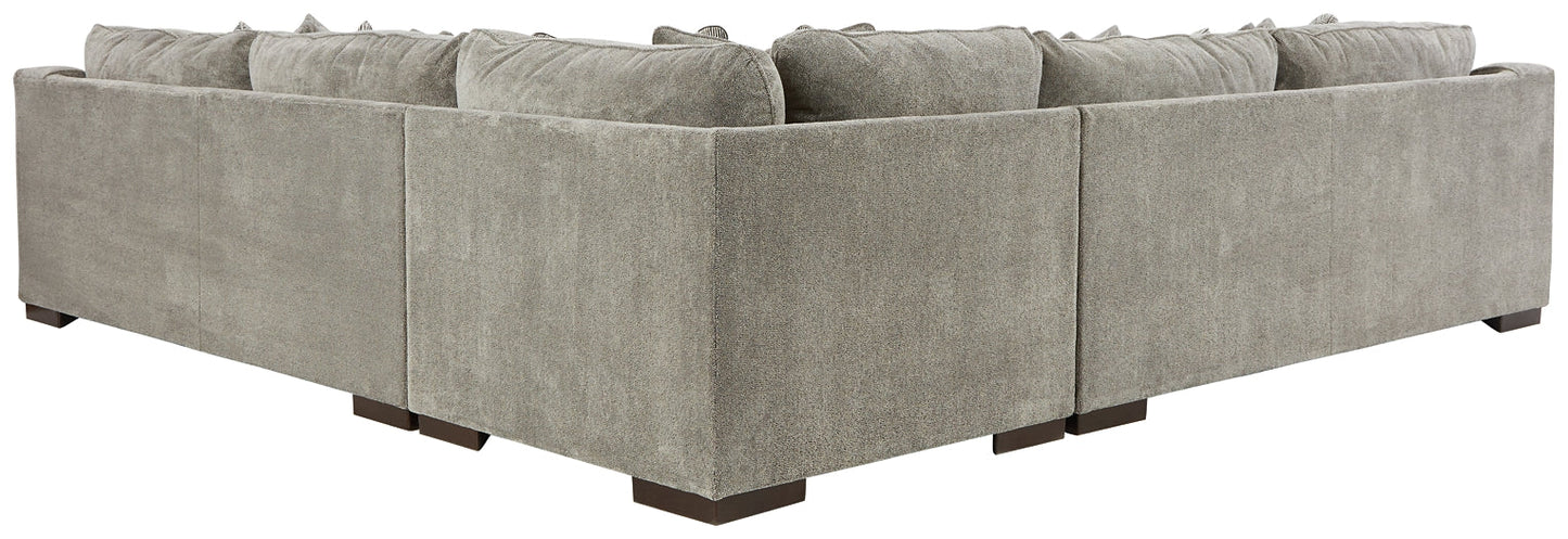 Bayless 3-Piece Sectional with Ottoman Smyrna Furniture Outlet