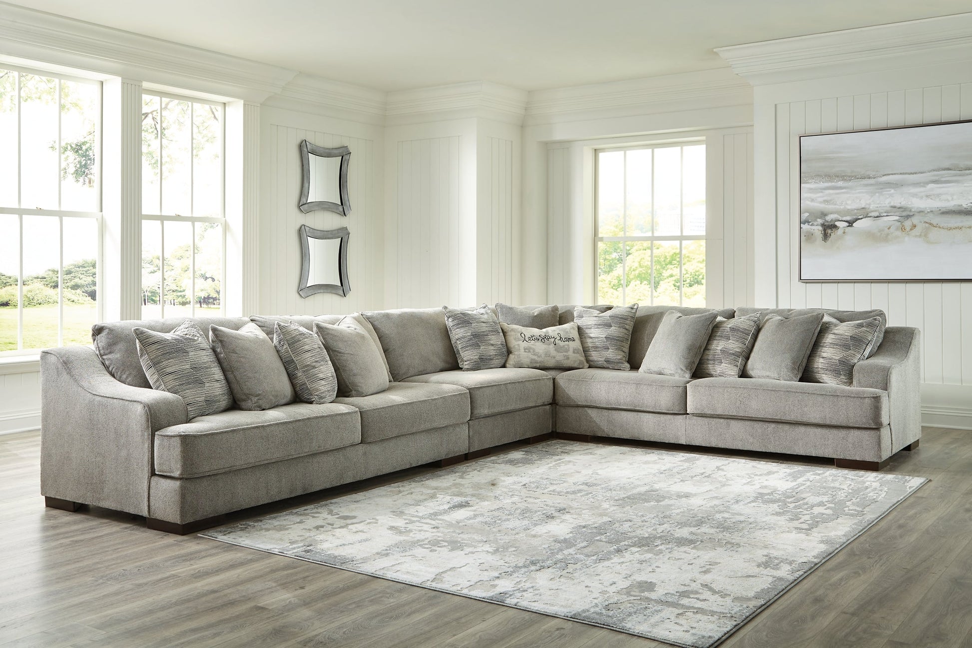 Bayless 4-Piece Sectional with Ottoman Smyrna Furniture Outlet