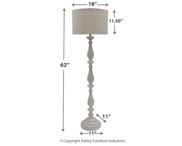 Bernadate Poly Floor Lamp (1/CN) Smyrna Furniture Outlet