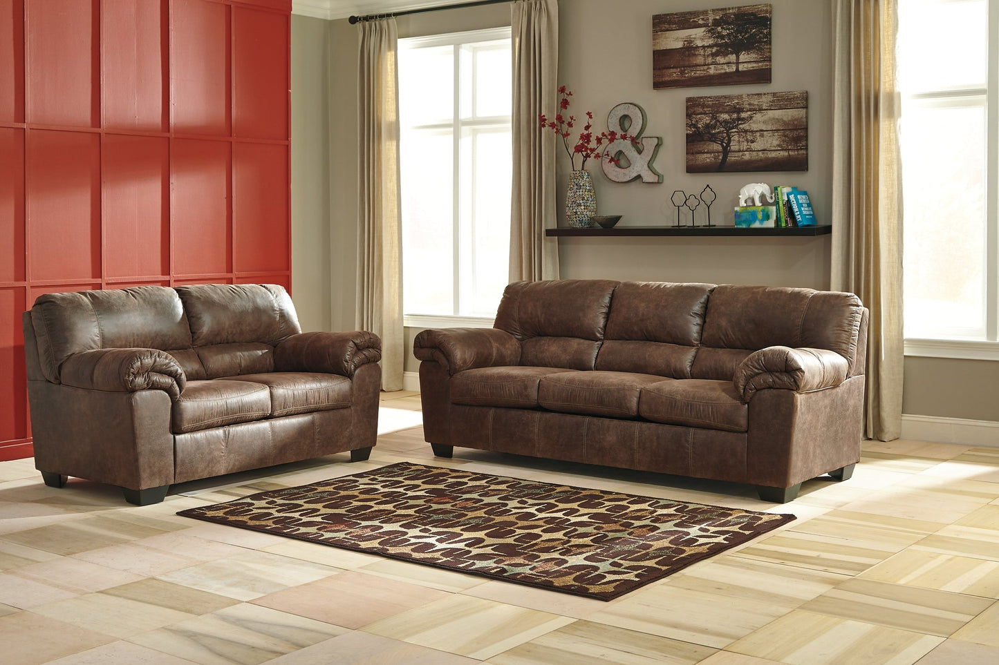 Bladen Sofa, Loveseat, Chair and Ottoman Smyrna Furniture Outlet