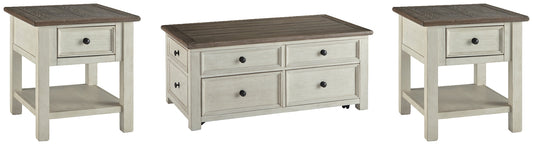 Bolanburg Coffee Table with 2 End Tables Smyrna Furniture Outlet