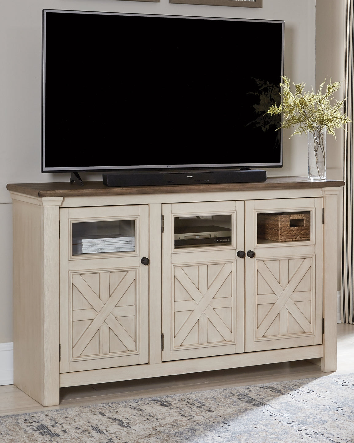 Bolanburg Large TV Stand Smyrna Furniture Outlet