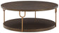 Brazburn Round Cocktail Table Smyrna Furniture Outlet