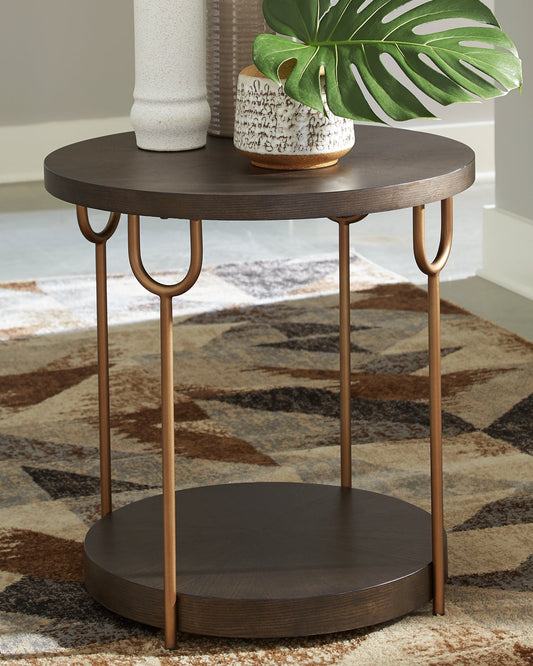 Brazburn Round End Table Smyrna Furniture Outlet