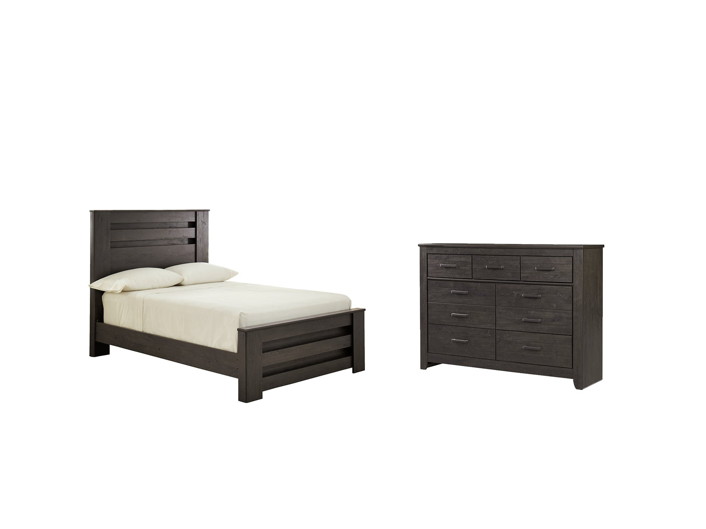 Brinxton Full Panel Bed with Dresser Smyrna Furniture Outlet