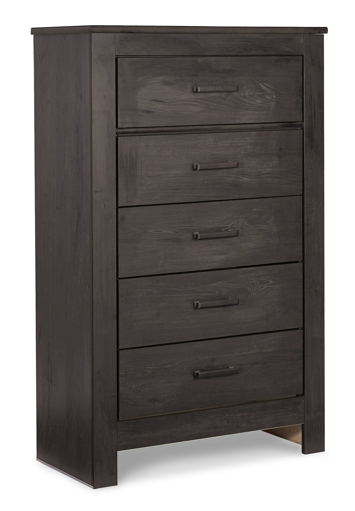 Brinxton Full Panel Bed with Mirrored Dresser, Chest and 2 Nightstands Smyrna Furniture Outlet