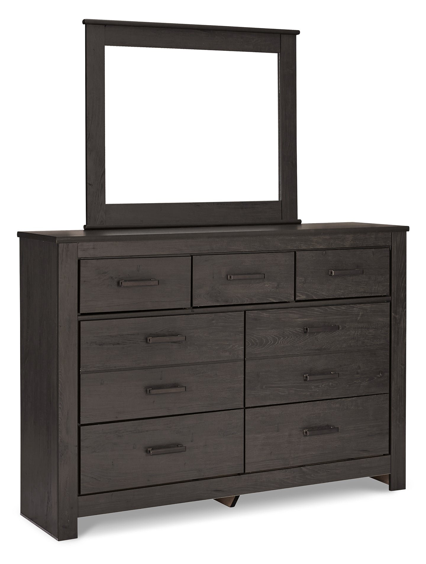 Brinxton Full Panel Bed with Mirrored Dresser, Chest and Nightstand Smyrna Furniture Outlet