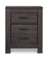 Brinxton Full Panel Bed with Mirrored Dresser and 2 Nightstands Smyrna Furniture Outlet