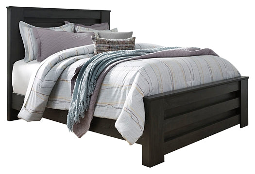 Brinxton Queen Panel Bed with Dresser Smyrna Furniture Outlet