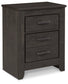 Brinxton Queen Panel Bed with Mirrored Dresser, Chest and Nightstand Smyrna Furniture Outlet