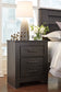 Brinxton Queen Panel Bed with Mirrored Dresser, Chest and Nightstand Smyrna Furniture Outlet