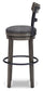 Caitbrook UPH Swivel Barstool (1/CN) Smyrna Furniture Outlet