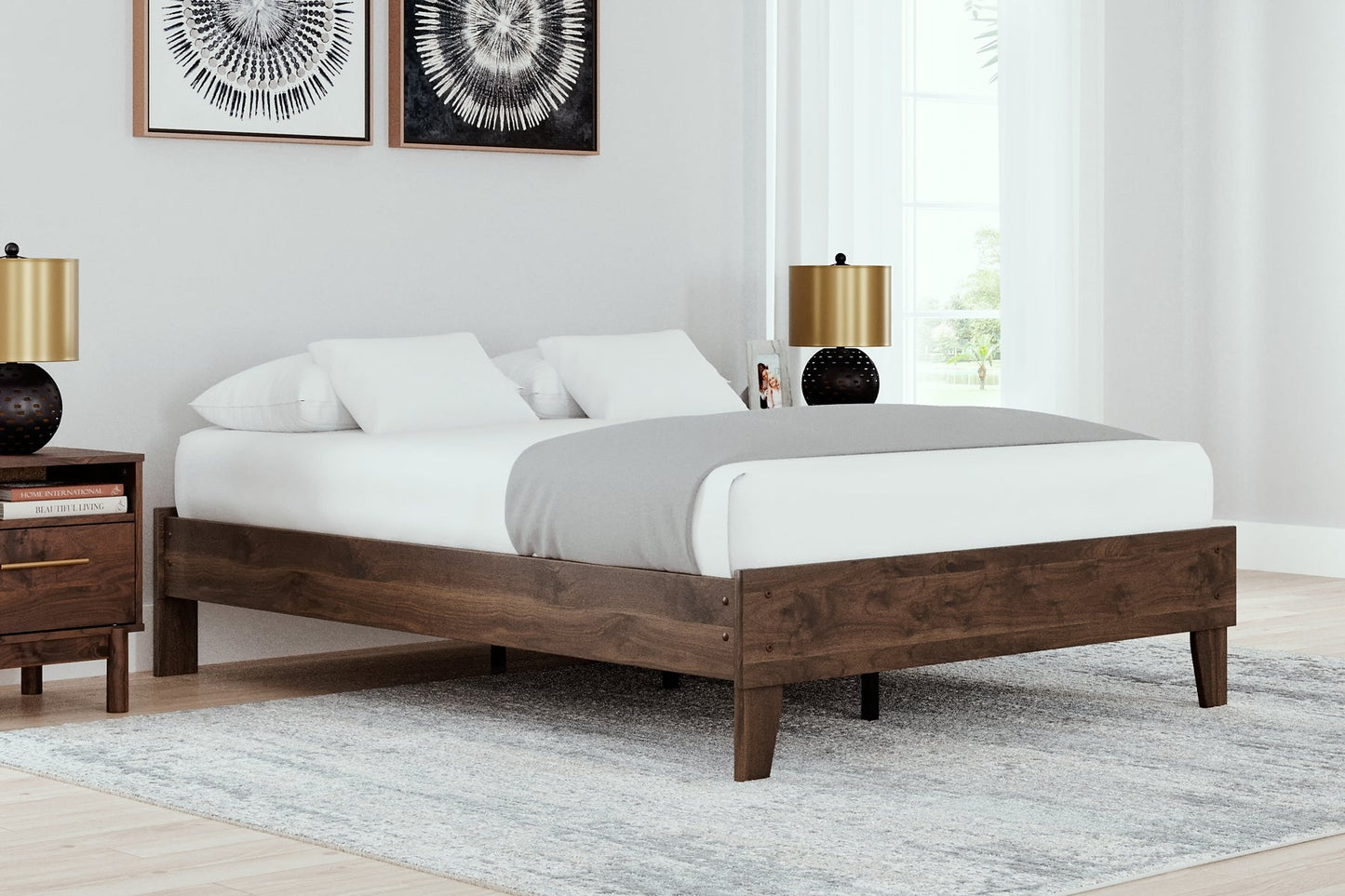 Calverson Queen Platform Bed Smyrna Furniture Outlet