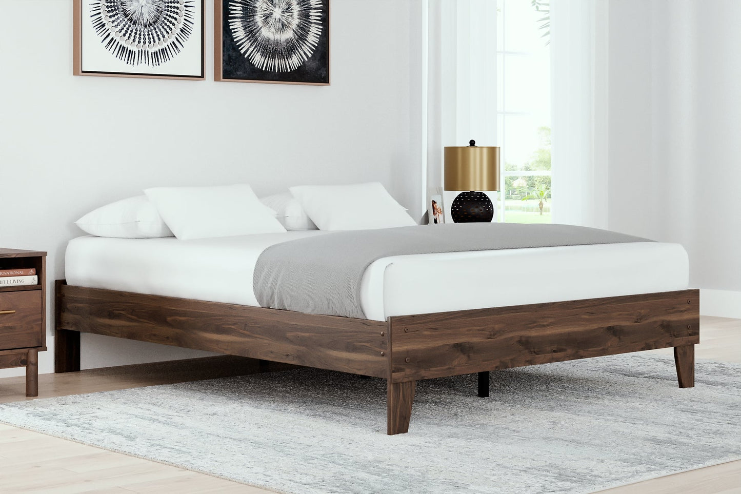 Calverson Queen Platform Bed Smyrna Furniture Outlet