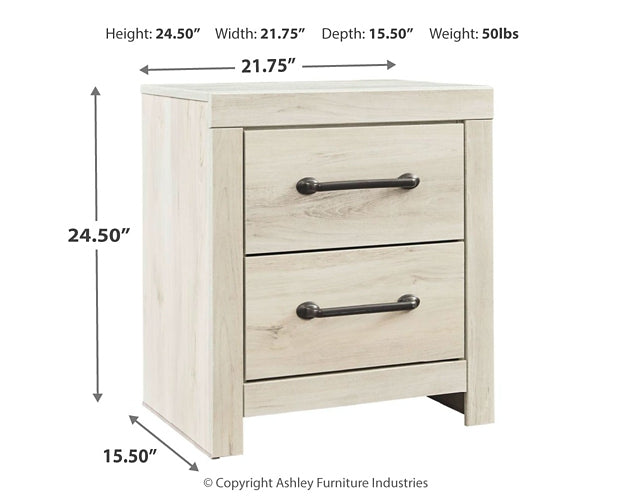 Cambeck Queen Panel Bed with 4 Storage Drawers with Mirrored Dresser, Chest and 2 Nightstands Smyrna Furniture Outlet