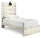 Cambeck Twin Panel Bed with Mirrored Dresser, Chest and 2 Nightstands Smyrna Furniture Outlet