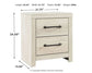 Cambeck Two Drawer Night Stand Smyrna Furniture Outlet