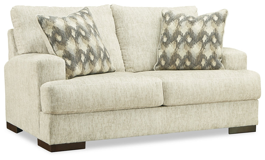 Caretti Sofa, Loveseat, Chair and Ottoman Smyrna Furniture Outlet