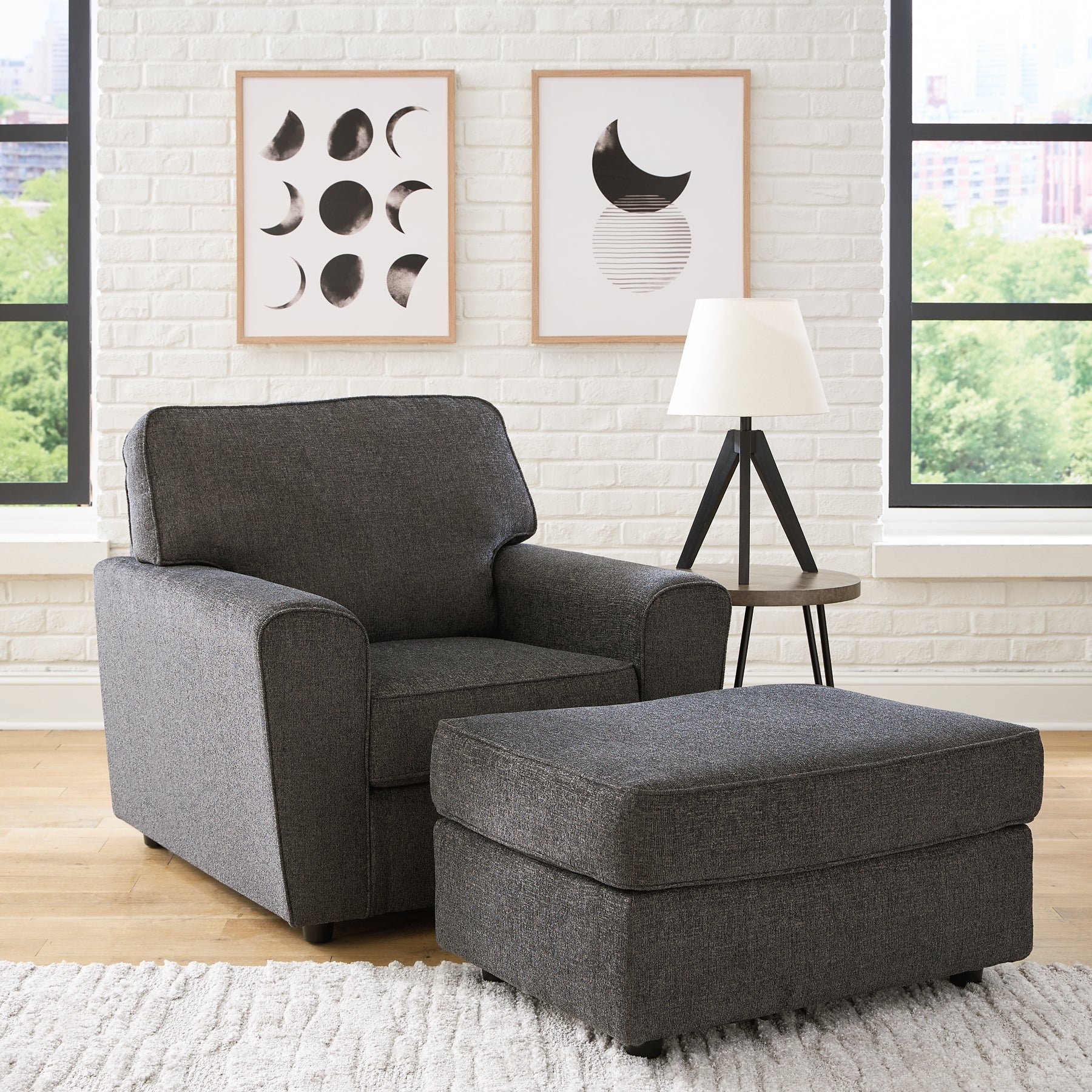 Cascilla Sofa, Loveseat, Chair and Ottoman Smyrna Furniture Outlet