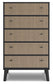 Charlang Five Drawer Chest Smyrna Furniture Outlet