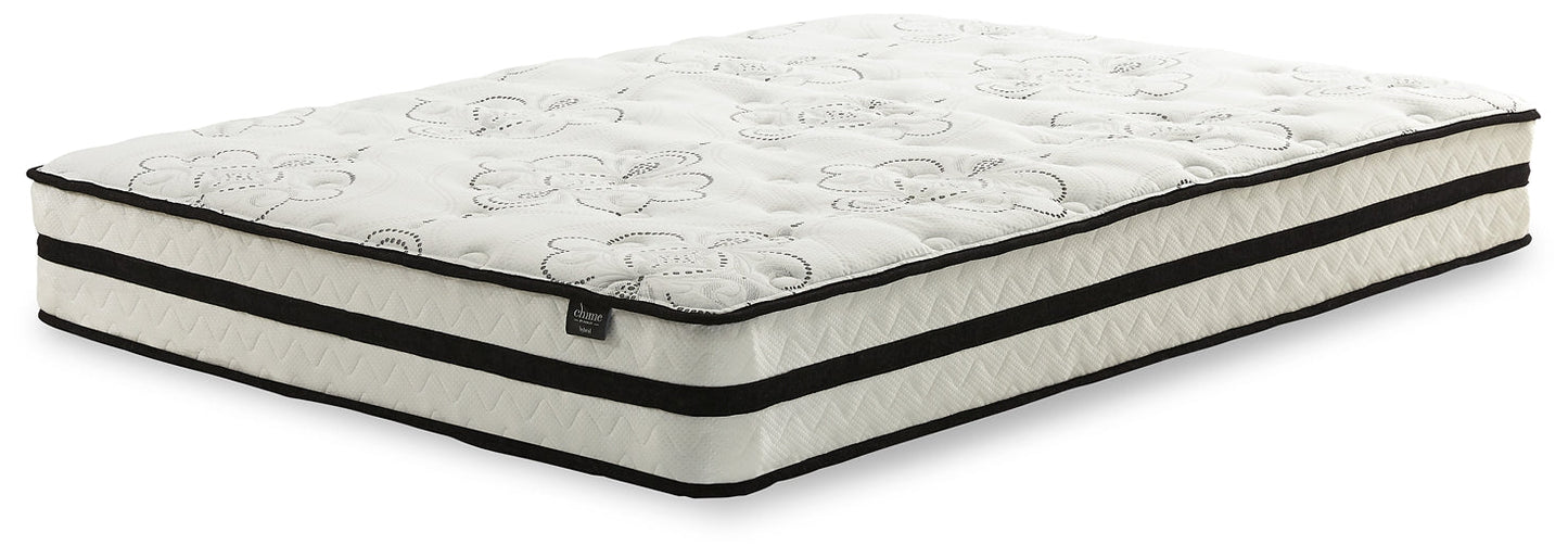 Chime 10 Inch Hybrid 10 Inch Hybrid Mattress with Foundation Smyrna Furniture Outlet