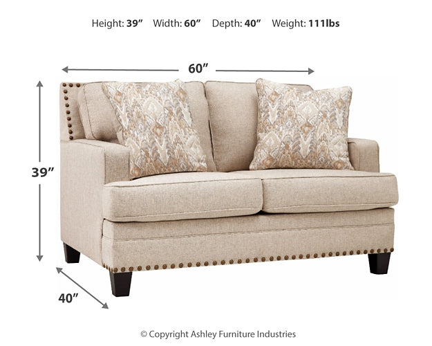 Claredon Loveseat Smyrna Furniture Outlet