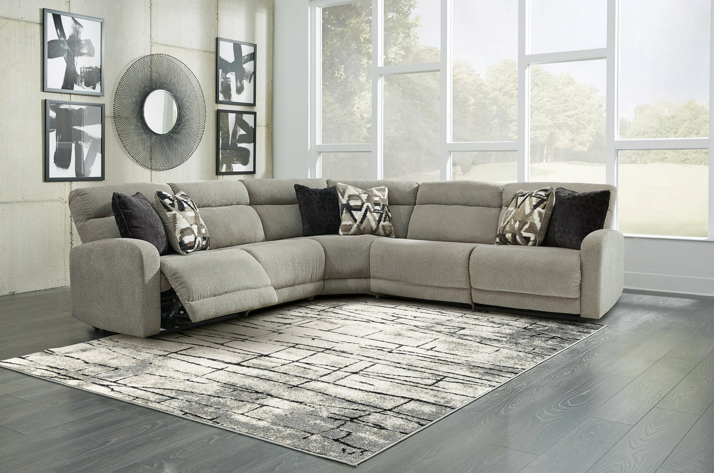 Colleyville 5-Piece Power Reclining Sectional Smyrna Furniture Outlet