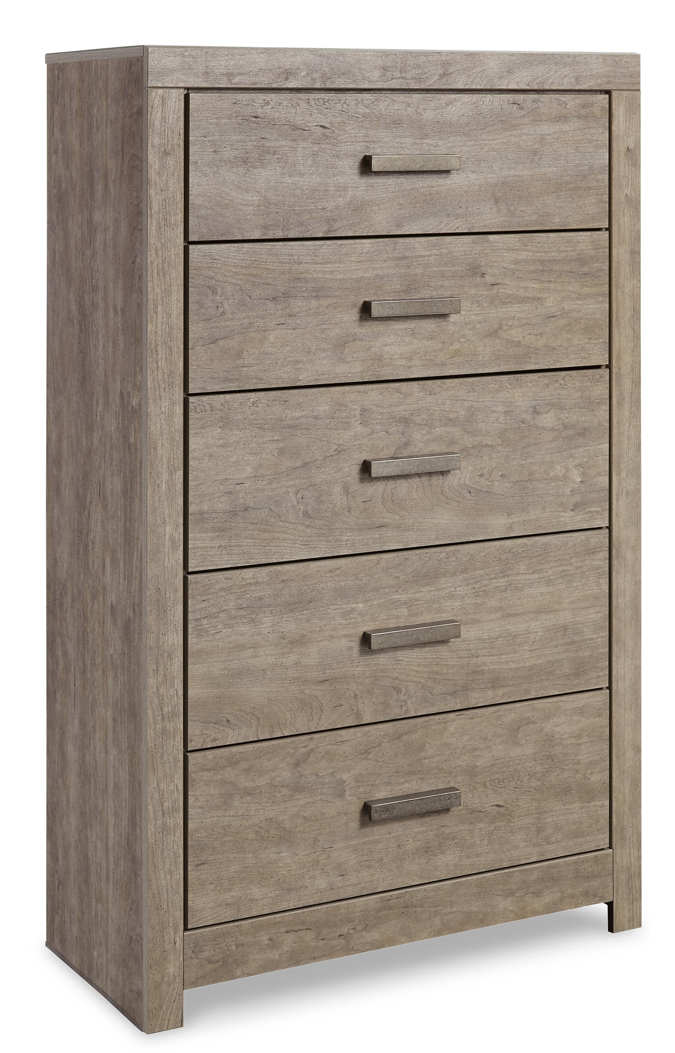 Culverbach Full Panel Bed with Mirrored Dresser, Chest and 2 Nightstands Smyrna Furniture Outlet