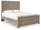 Culverbach Full Panel Bed with Mirrored Dresser, Chest and 2 Nightstands Smyrna Furniture Outlet