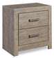 Culverbach Full Panel Bed with Mirrored Dresser, Chest and 2 Nightstands Smyrna Furniture Outlet