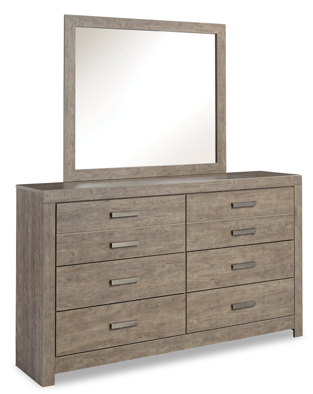 Culverbach Full Panel Bed with Mirrored Dresser Smyrna Furniture Outlet