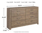 Culverbach Six Drawer Dresser Smyrna Furniture Outlet