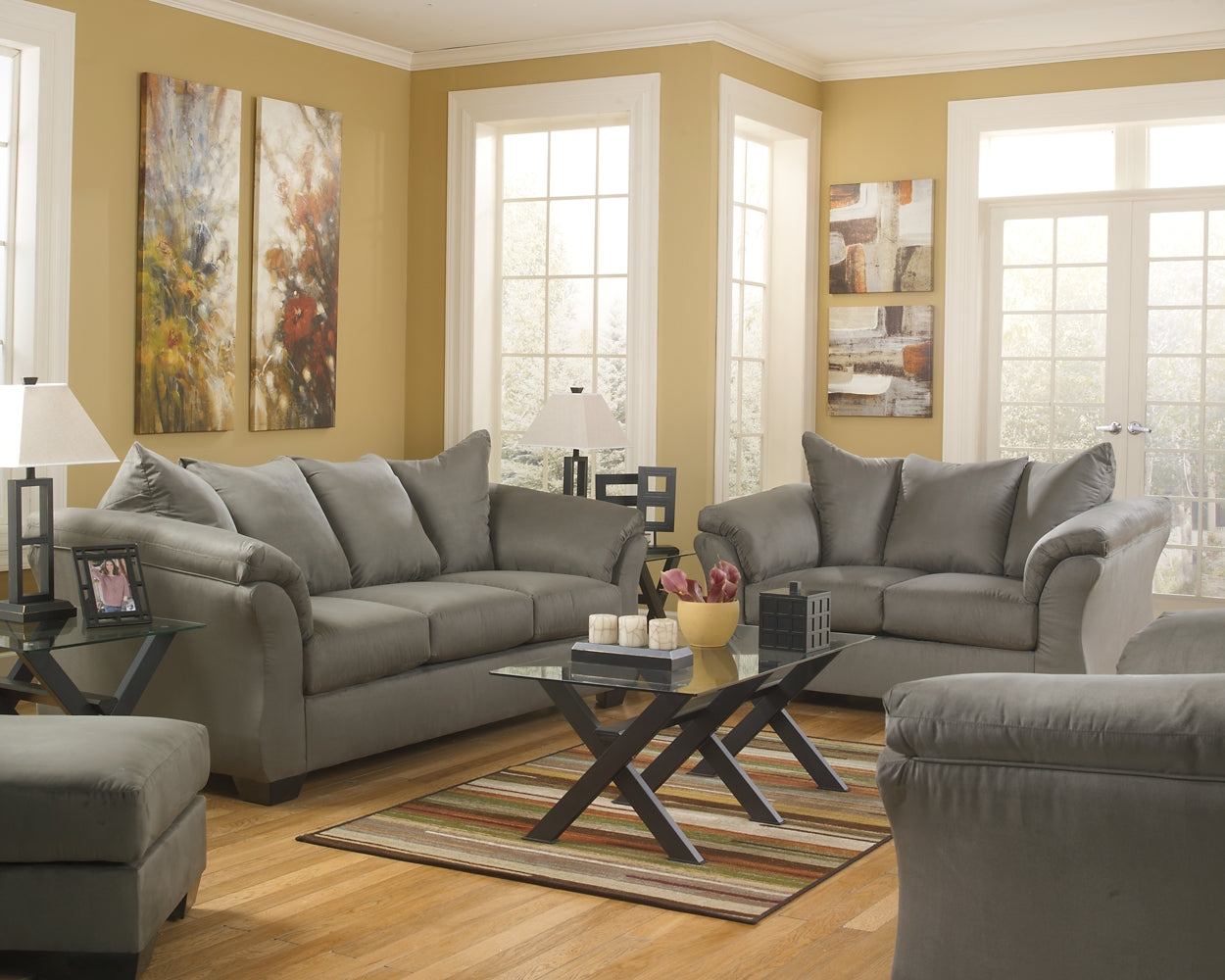 Darcy Sofa, Loveseat, Chair and Ottoman Smyrna Furniture Outlet