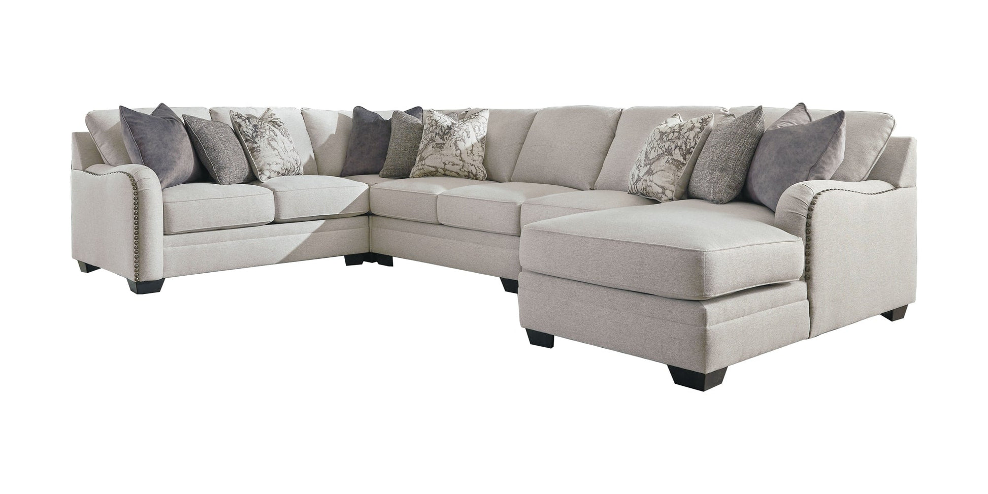 Dellara 5-Piece Sectional with Chaise Smyrna Furniture Outlet