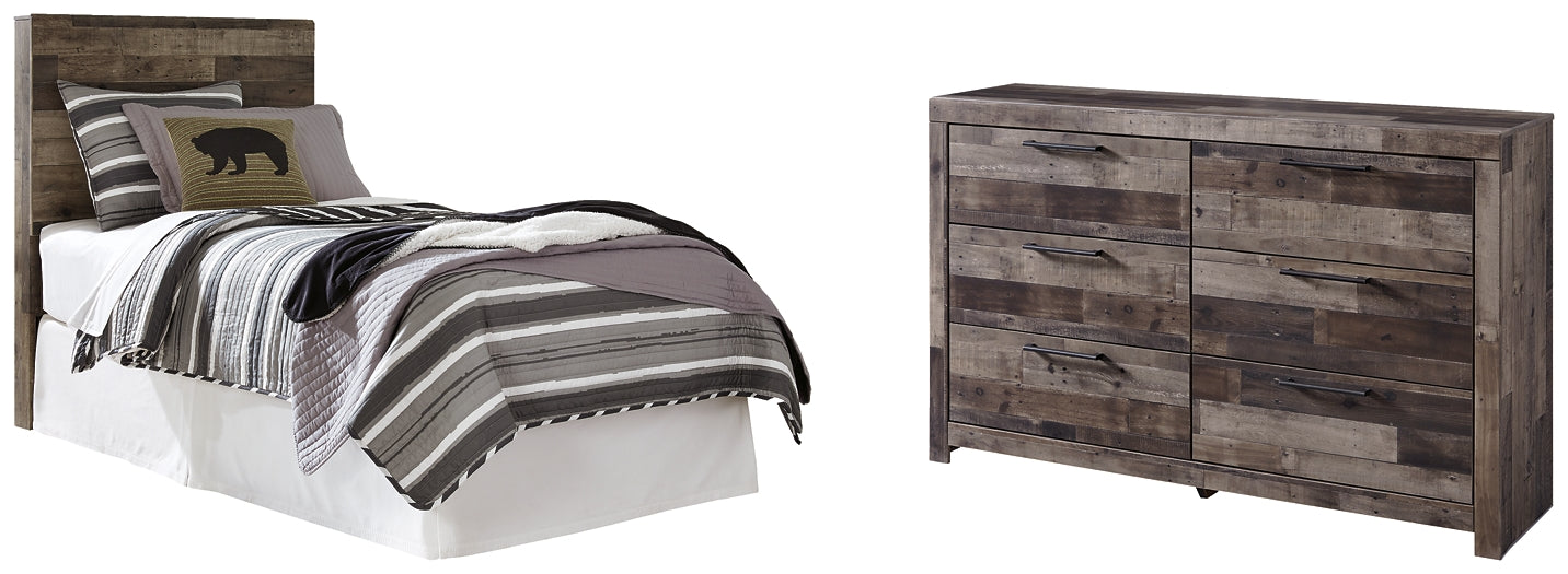 Derekson Twin Panel Headboard with Dresser Smyrna Furniture Outlet