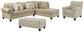 Dovemont 2-Piece Sectional with Chair and Ottoman Smyrna Furniture Outlet