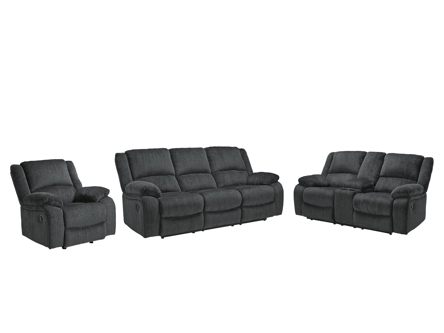 Draycoll Sofa, Loveseat and Recliner Smyrna Furniture Outlet