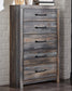 Drystan Full Bookcase Bed with 2 Storage Drawers with Mirrored Dresser, Chest and Nightstand Smyrna Furniture Outlet