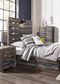 Drystan Full Panel Bed with 4 Storage Drawers with Mirrored Dresser Smyrna Furniture Outlet