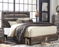 Drystan King Panel Bed with 2 Storage Drawers with Dresser Smyrna Furniture Outlet