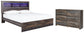 Drystan King Panel Bookcase Bed with Dresser Smyrna Furniture Outlet